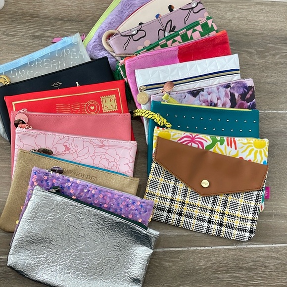 Teal Fringe Drop Earrings - Picture 3 of 3